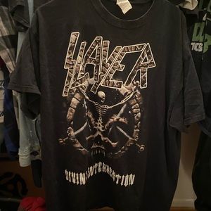 Slayer Tour Tee Hot Topic